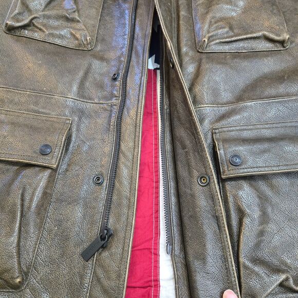 Wilsons M. Julian Mens M Dean Winchester Supernatural Leather Jacket Coat Moto - Picture 14 of 15